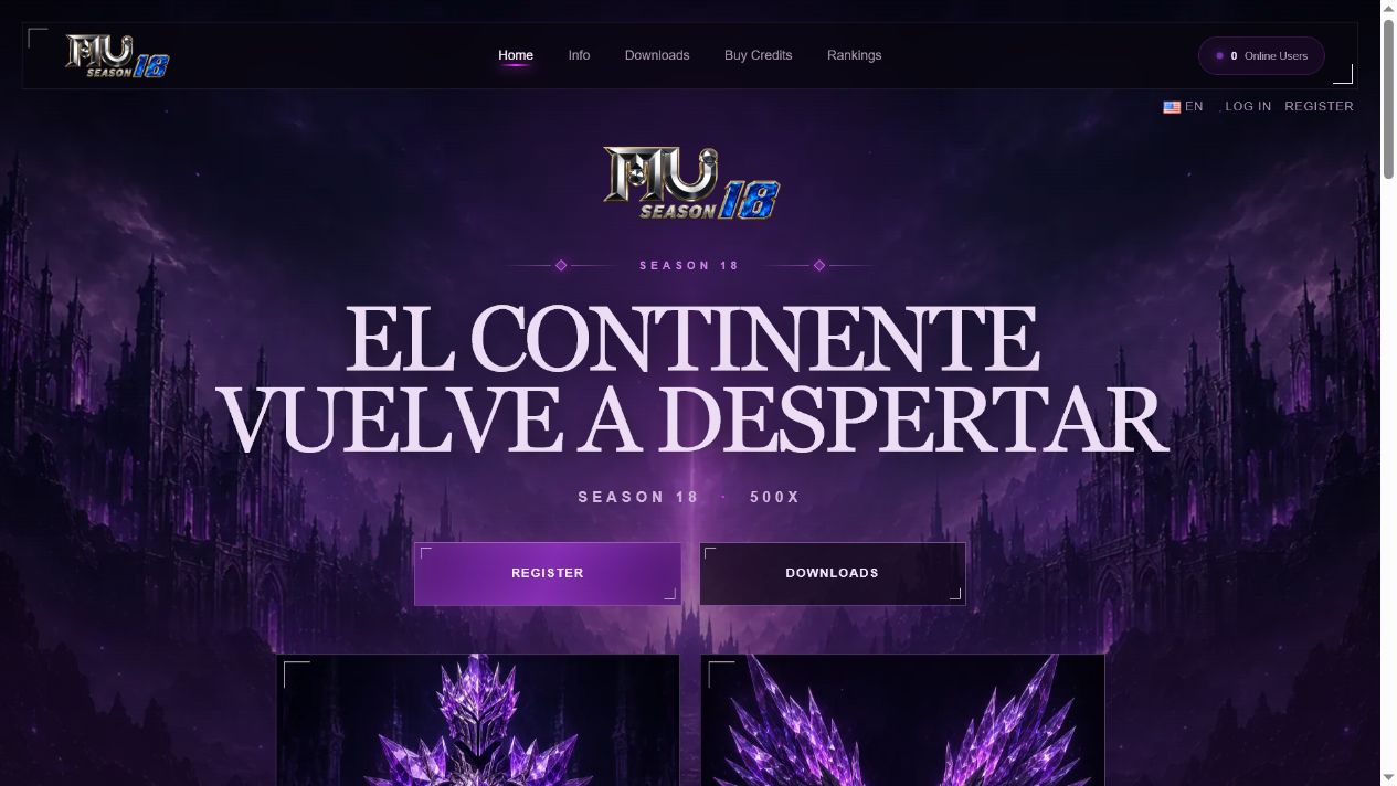 Vista previa de Template Engine 02 · Violet Citadel