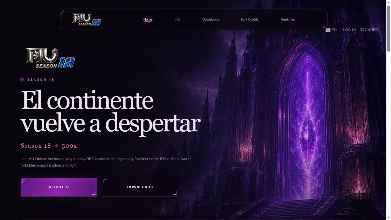 Vista previa de Template Engine 03 · Arcane Portal