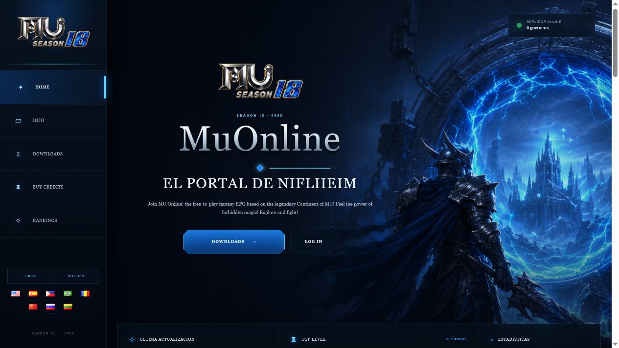 Vista previa de Template Engine 06 · Niflheim Portal